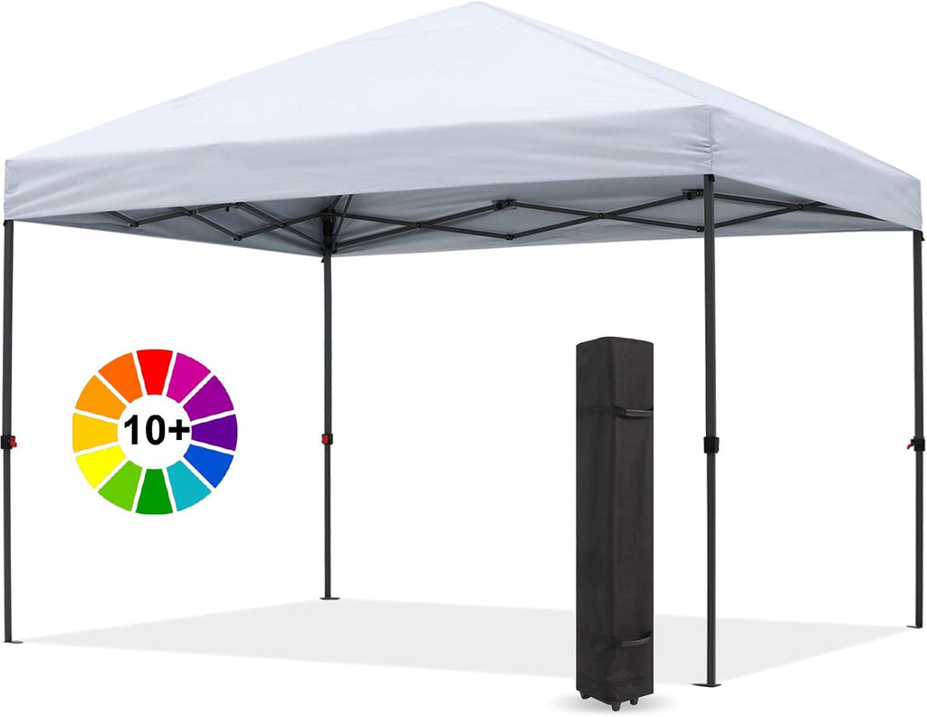 White 10x10 Pop up Canopy Tent N3047