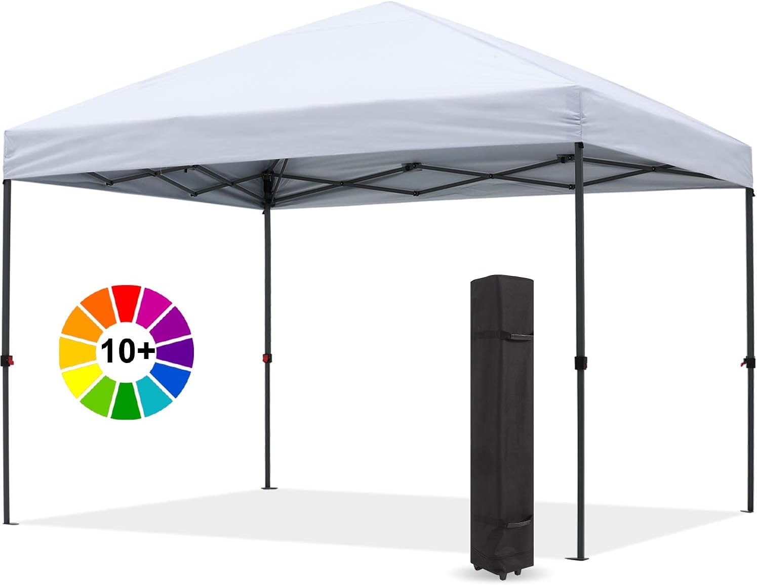 White 10x10 Pop up Canopy Tent N3047