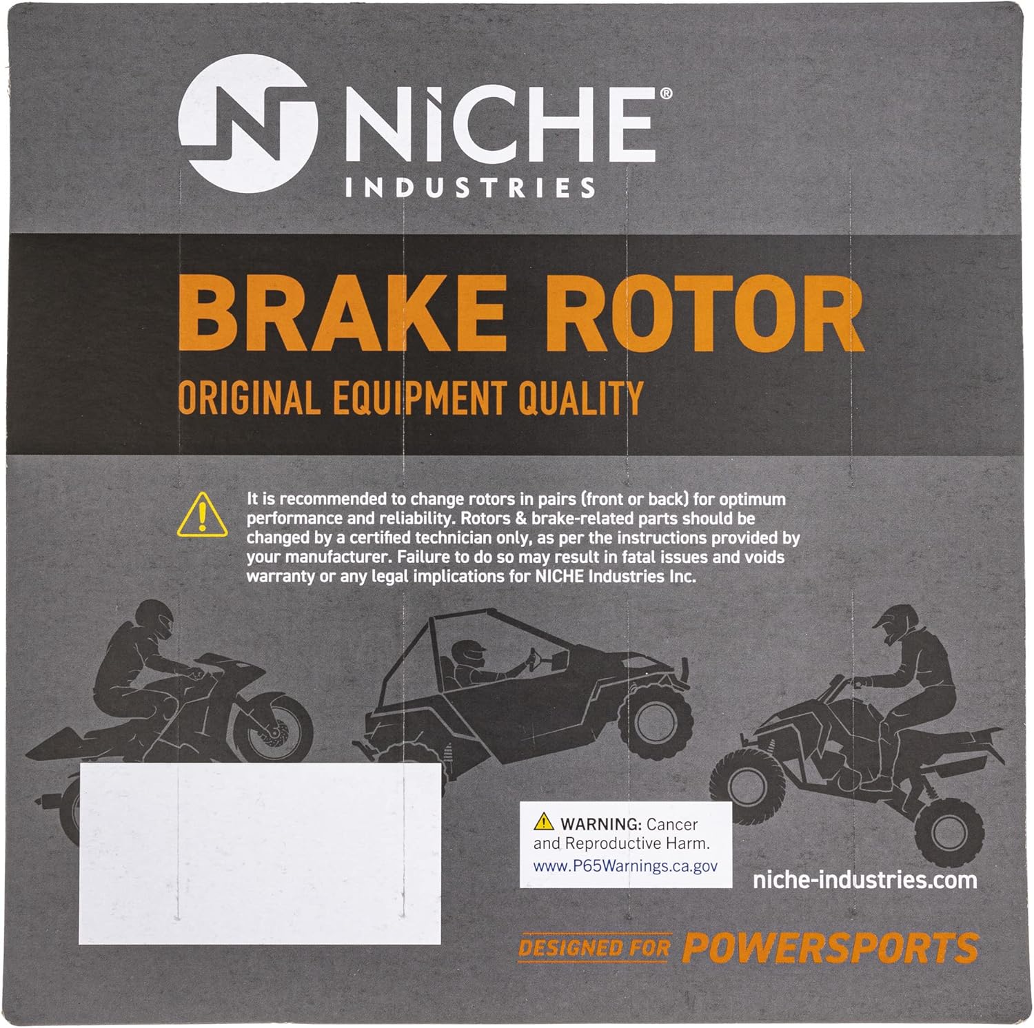 Front Brake Rotor Pad Semi Metallic Kit W5924