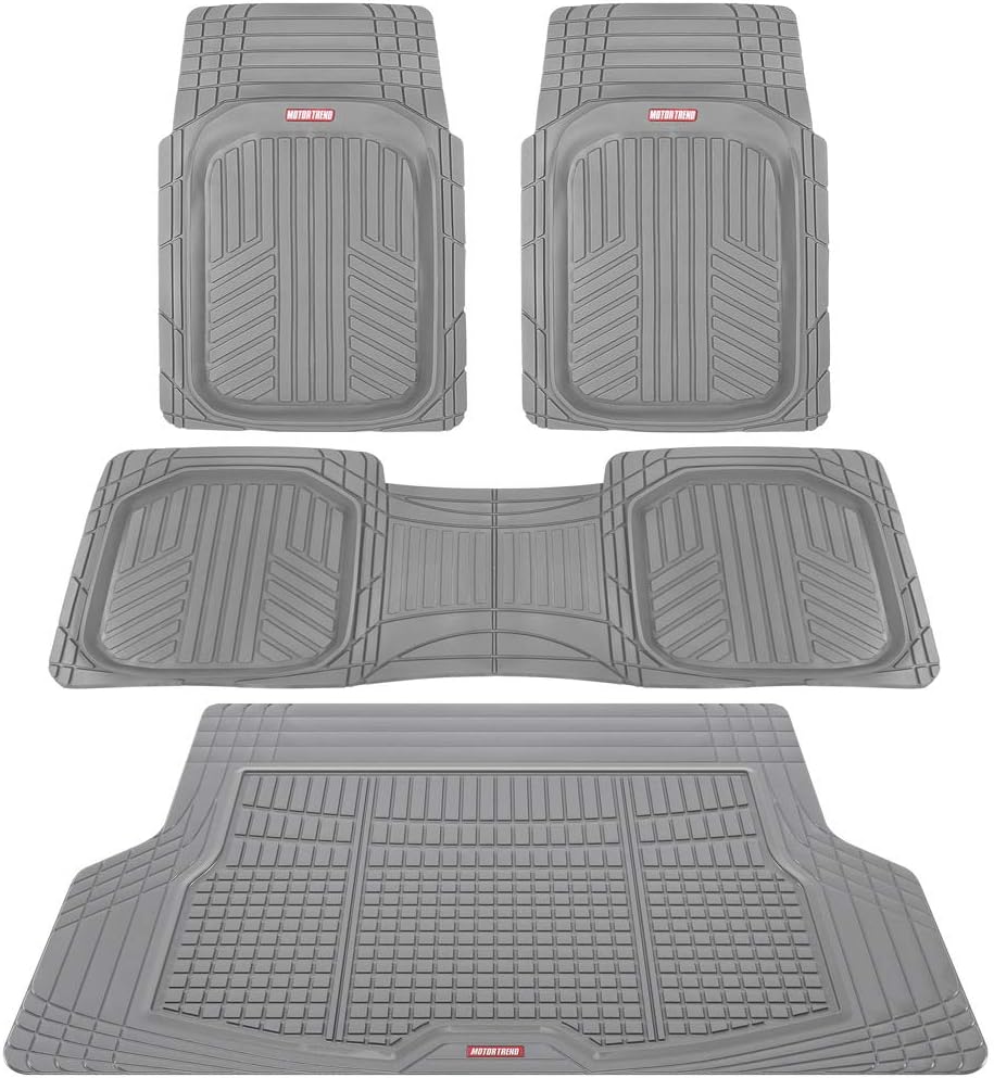 Beige DeepDish Front & Rear Mats with Trunk Cargo Liner Combo Set N64926
