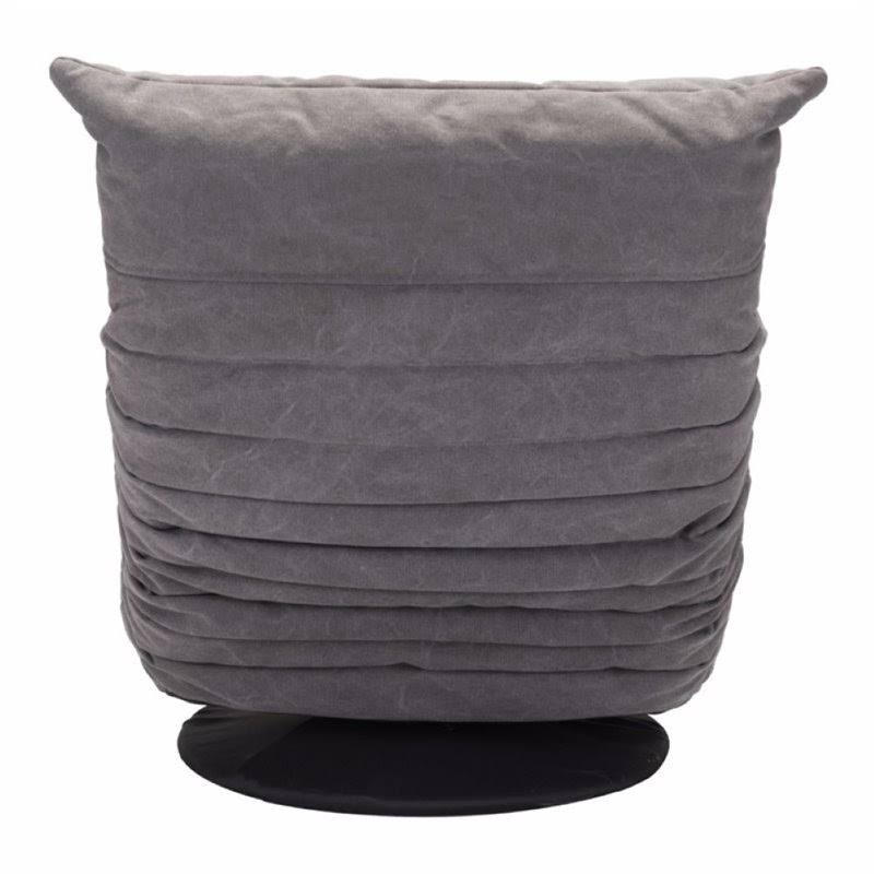 Gray Swivel Accent Chair B64474
