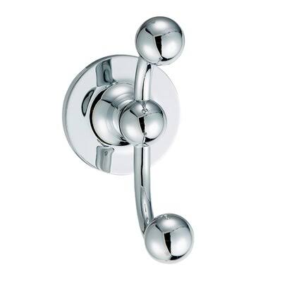 Satin Nickel Wall Mounted Robe Hook Y424871