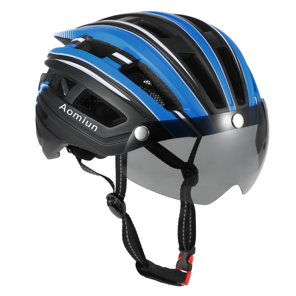 Mountain Bike Motorcycling Helmet with Detachable Magnetic Visor R5068