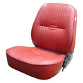 Red Vinyl Lowback Sport Seat B713888