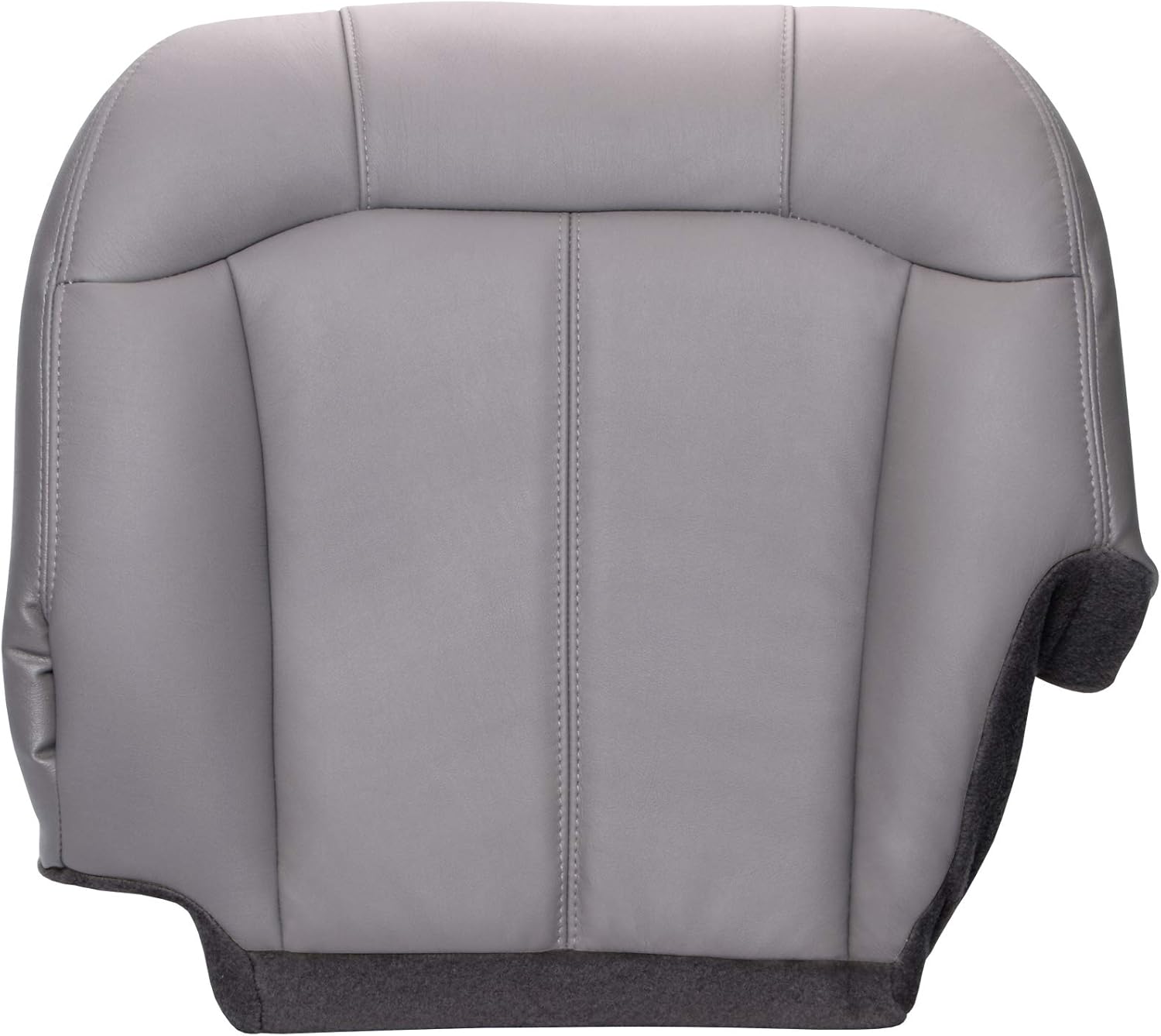 Graphite Leather Bottom Replacement Seat Cover R483000