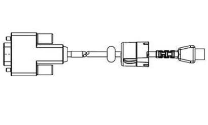 RS-232 Mini USB Serial Cable X650399
