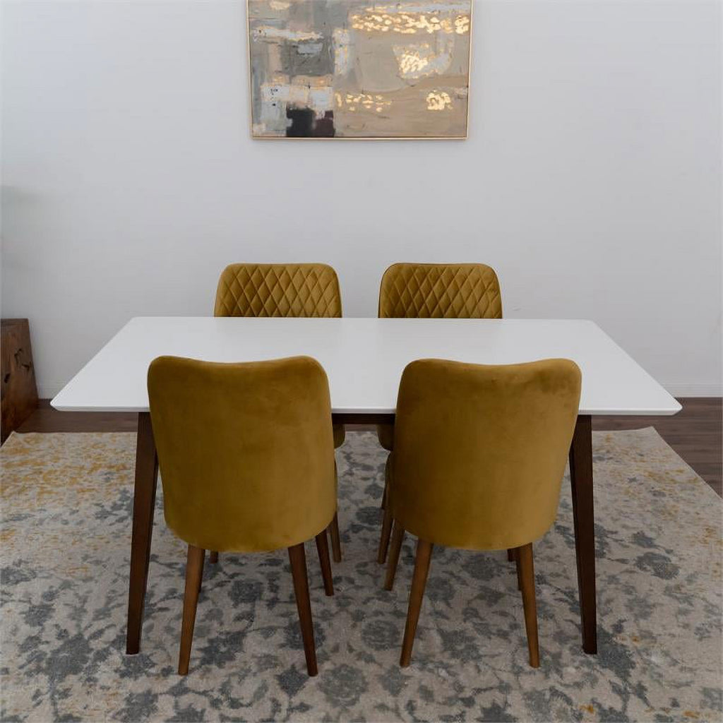 Mid Century Modern Dining Table Set for 4 X812