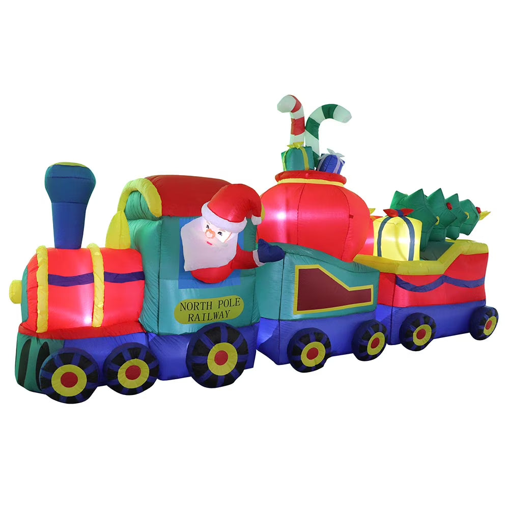 Christmas Train Air Blown Yard Inflatable, 60" Y354662