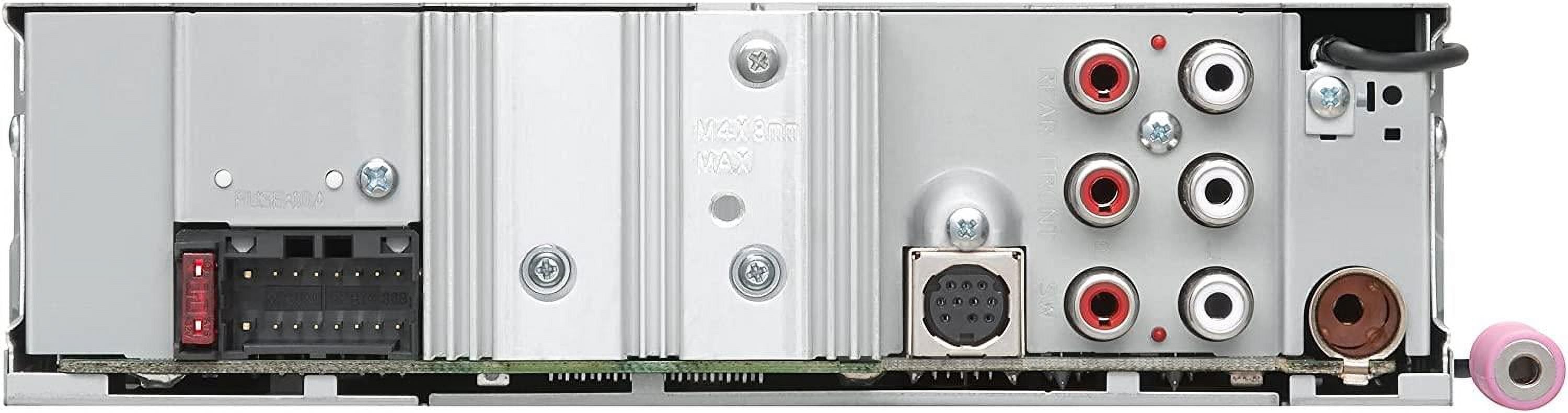 Single-Din Bluetooth Car Stereo with USB Port Y633