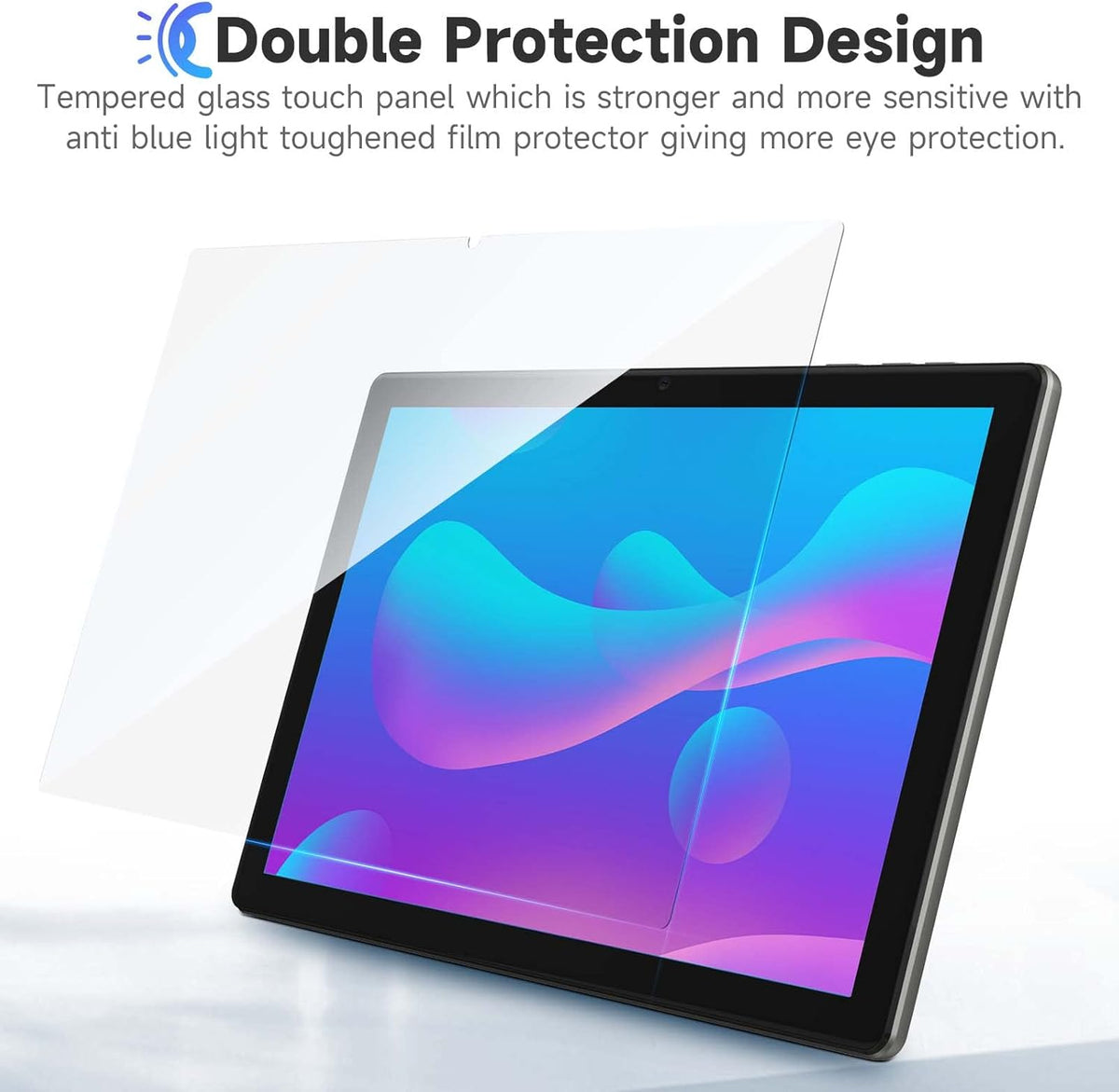10.1 inch Tablet with Case WiFi Bluetooth Gray L9295