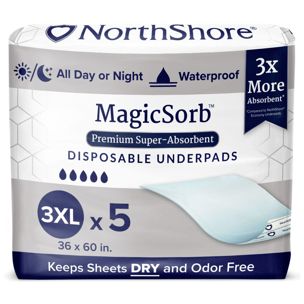 Disposable Underpads, 36 x 60, Pack/5 A601583