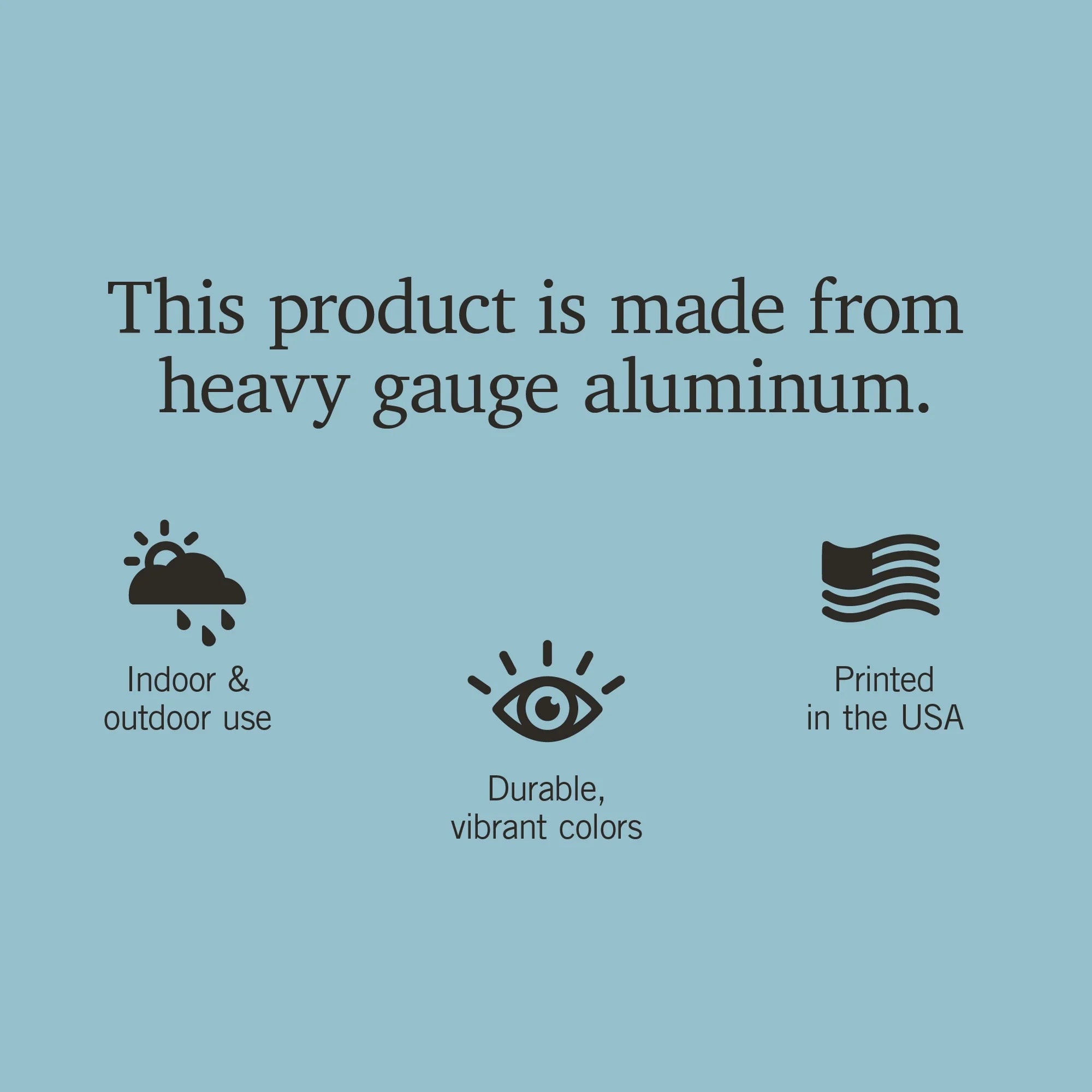 12x18 Aluminum Metal Sign Decor E40043