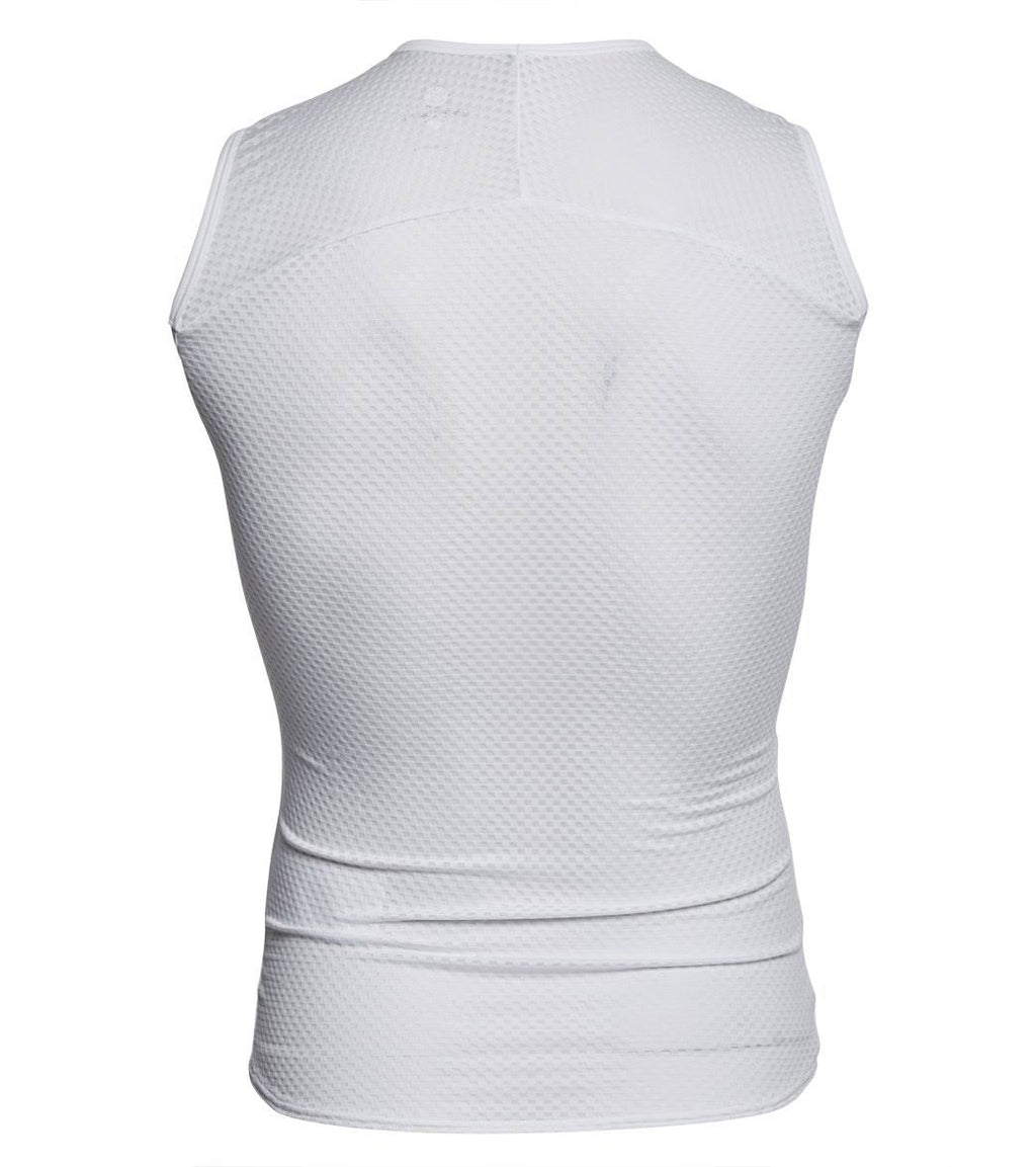 White Sleeveless Base Layer Y392963