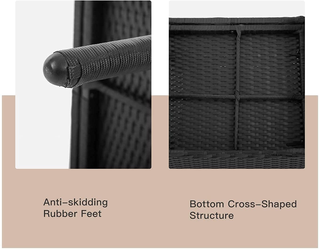 4 Pieces Outdoor Rattan Wicker Patio Furniture Set X239
