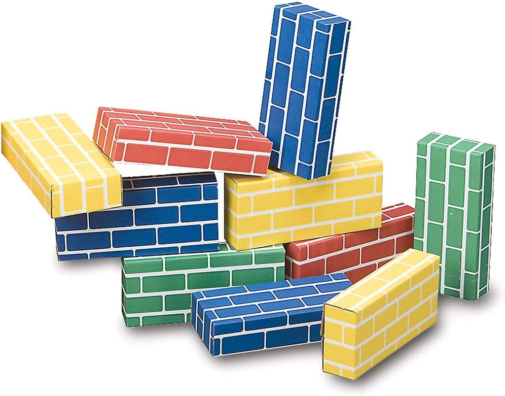 Cardboard Building Bricks, Set of 24, Pack of 2 C20846