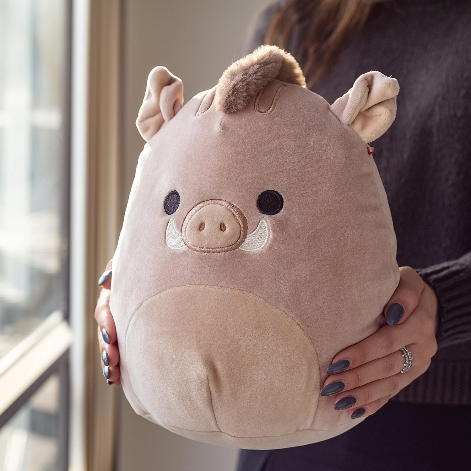 10" Brown Boar Plush Stuffed Animal Toy K136