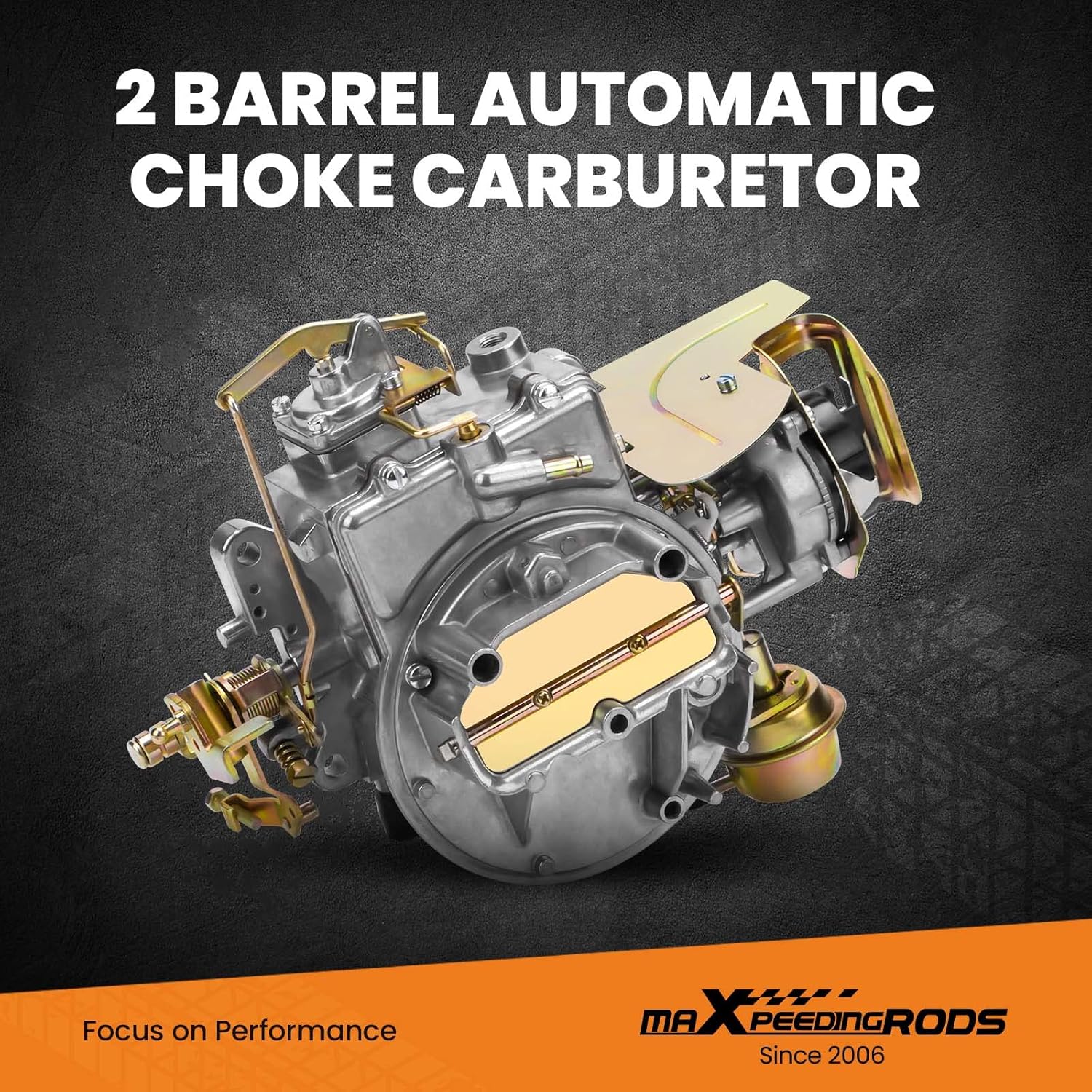 2 Barrel Carburetor with Electric Choke and Mounting Gasket Q13285