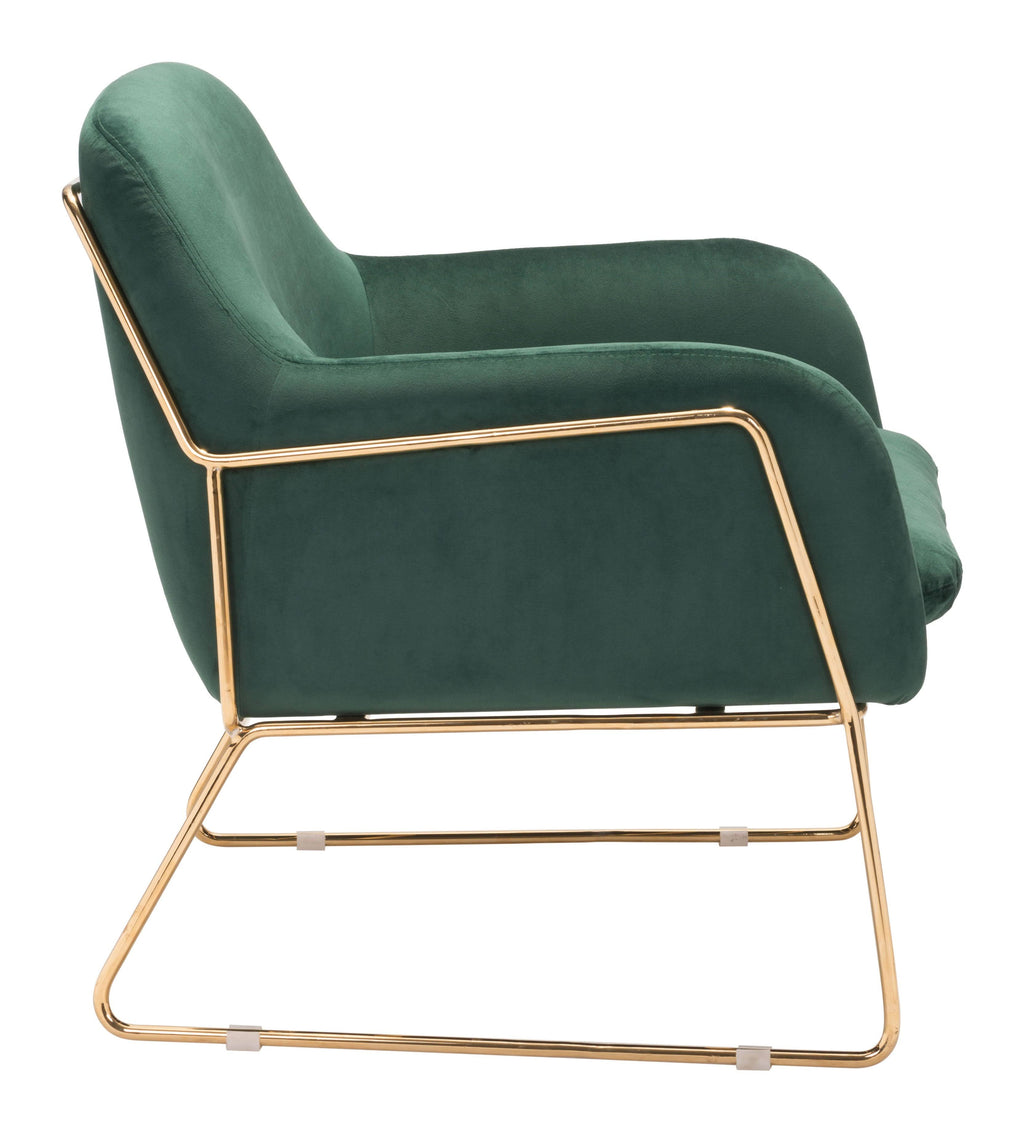 Pink Velvet Arm Chair A740524
