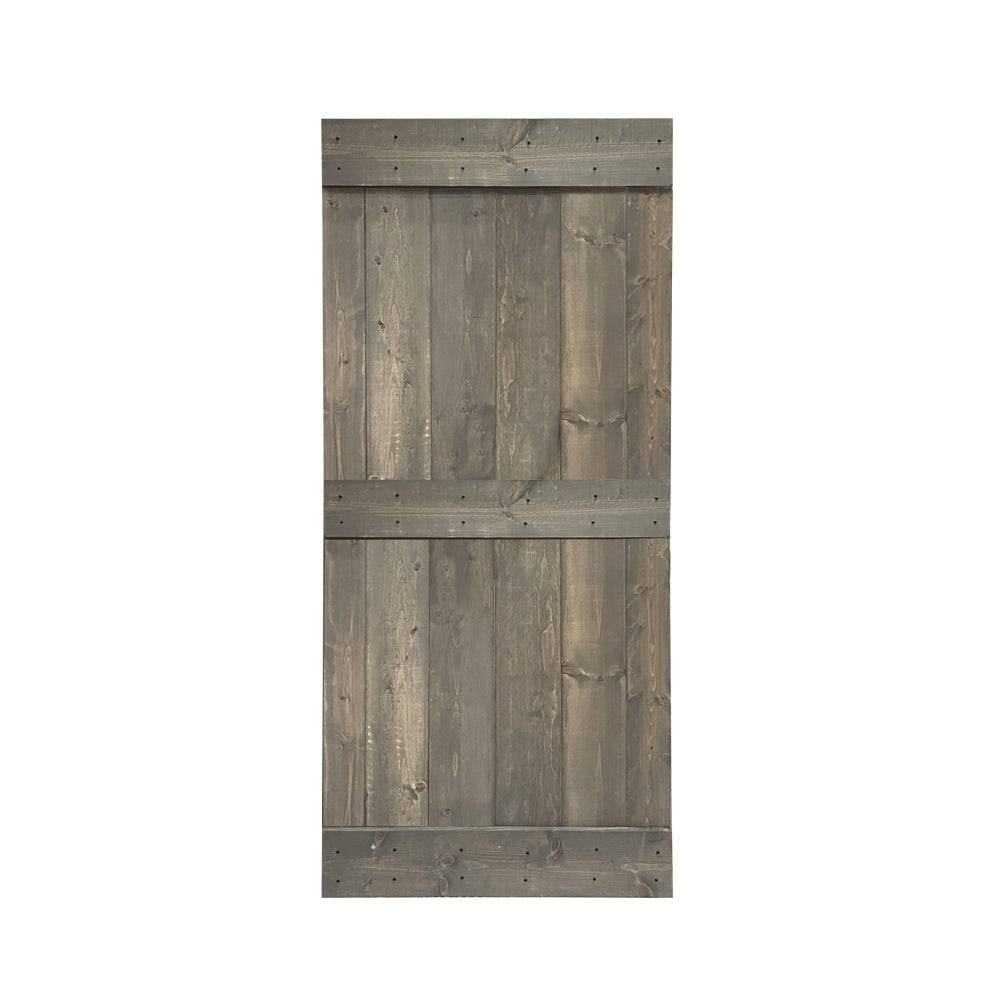 Sage Green Solid Wood Interior Sliding Barn Door V16026