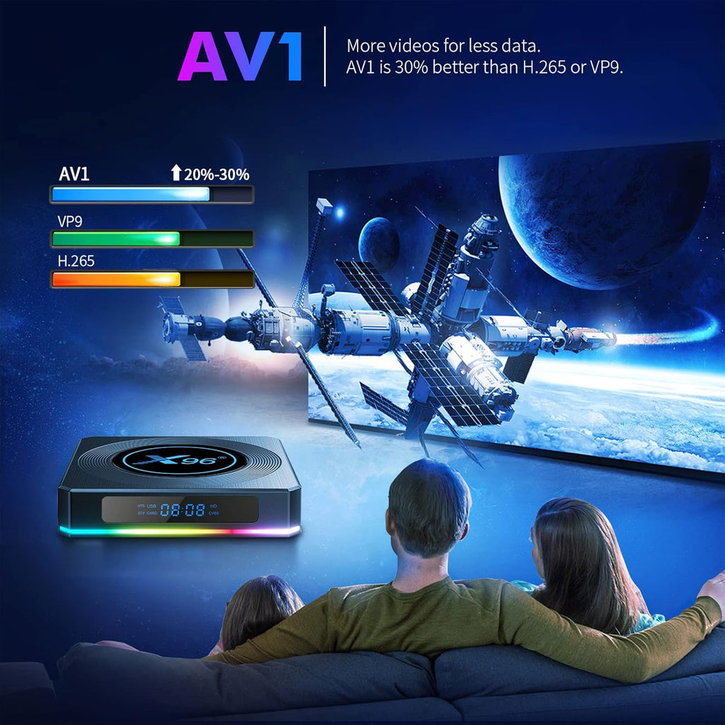 Android 11 TV Box, 4GB RAM 32GB ROM, Pack of 2 J829