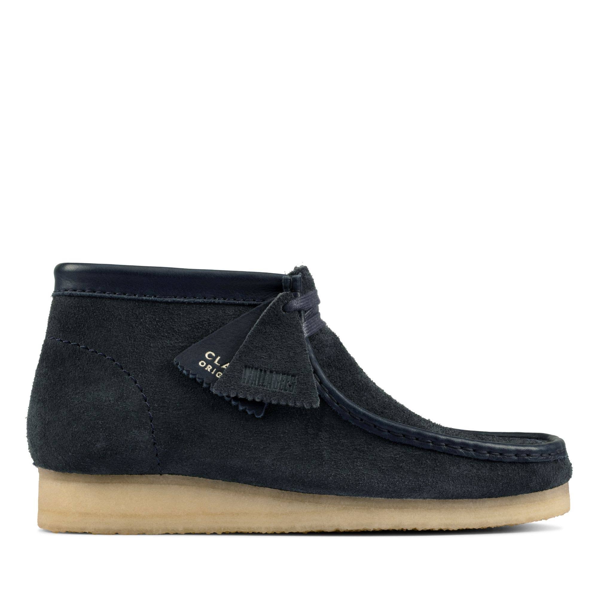 Navy Men&s Wallabee Shoes J44095