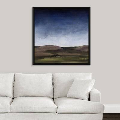 Black Floater Frame Canvas Painting C426999