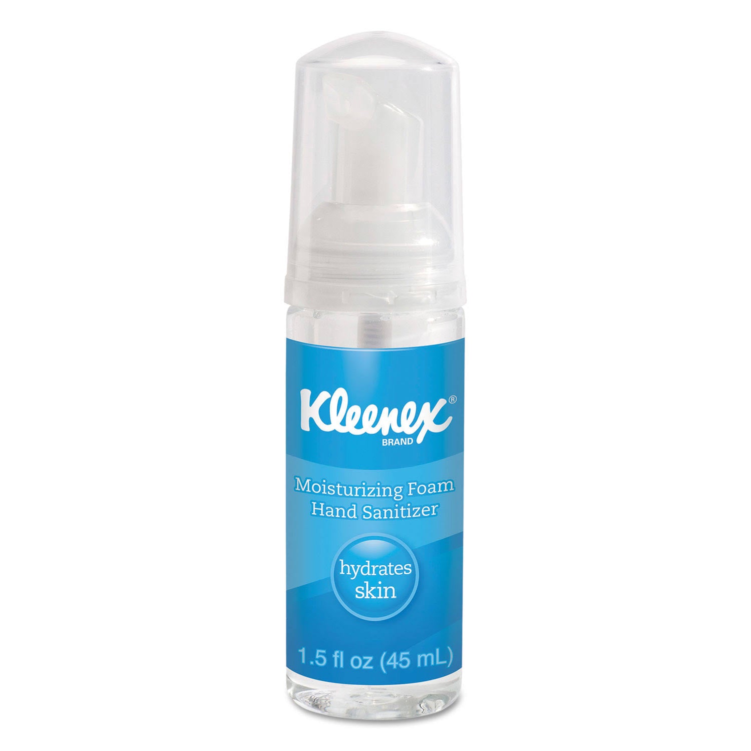 Moisturizing Foam Hand Sanitizer, 1.5 oz, Clear, 24/Carton Y1212
