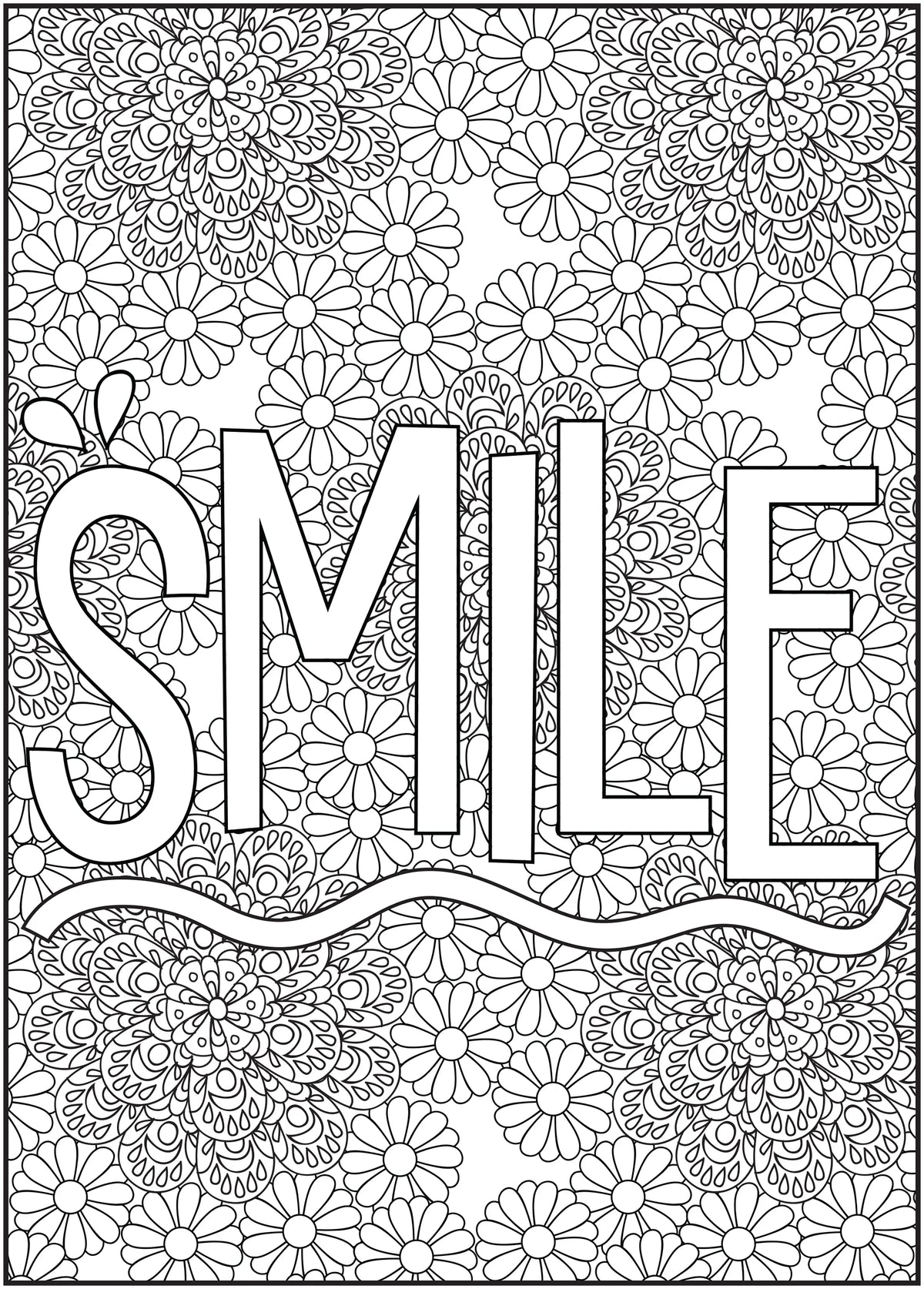 64 Pages Adult Coloring Book O171