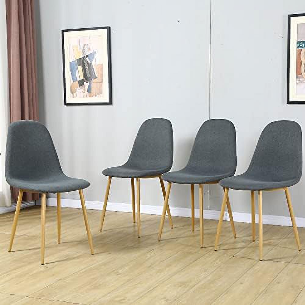 Dining Chairs Set of 2 Fabric Upholstered Side Chairs J276802