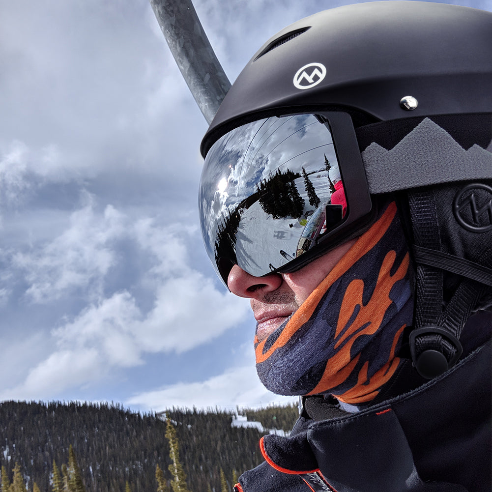 Black Adjustable Ski Helmet R28419