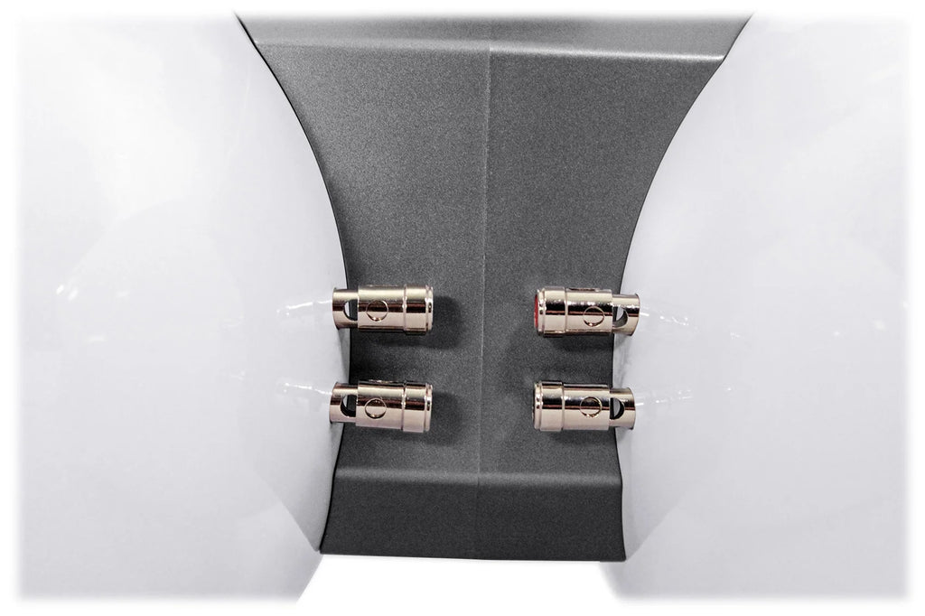 Dual 8" White 800 Watt Marine Wakeboard Tower Speaker System R19573