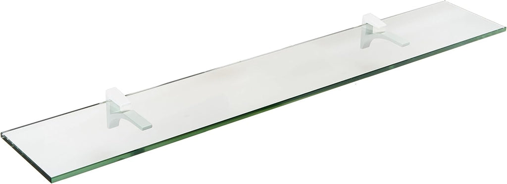 Glass Cardinal Glass Shelf, Chrome, 12 x 36 T188