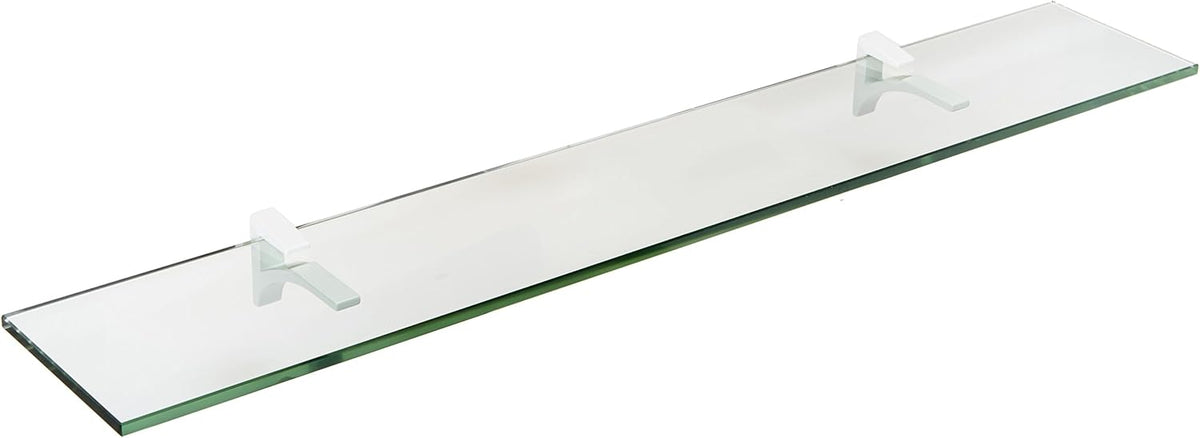 Glass Cardinal Glass Shelf, Chrome, 12 x 36 T188