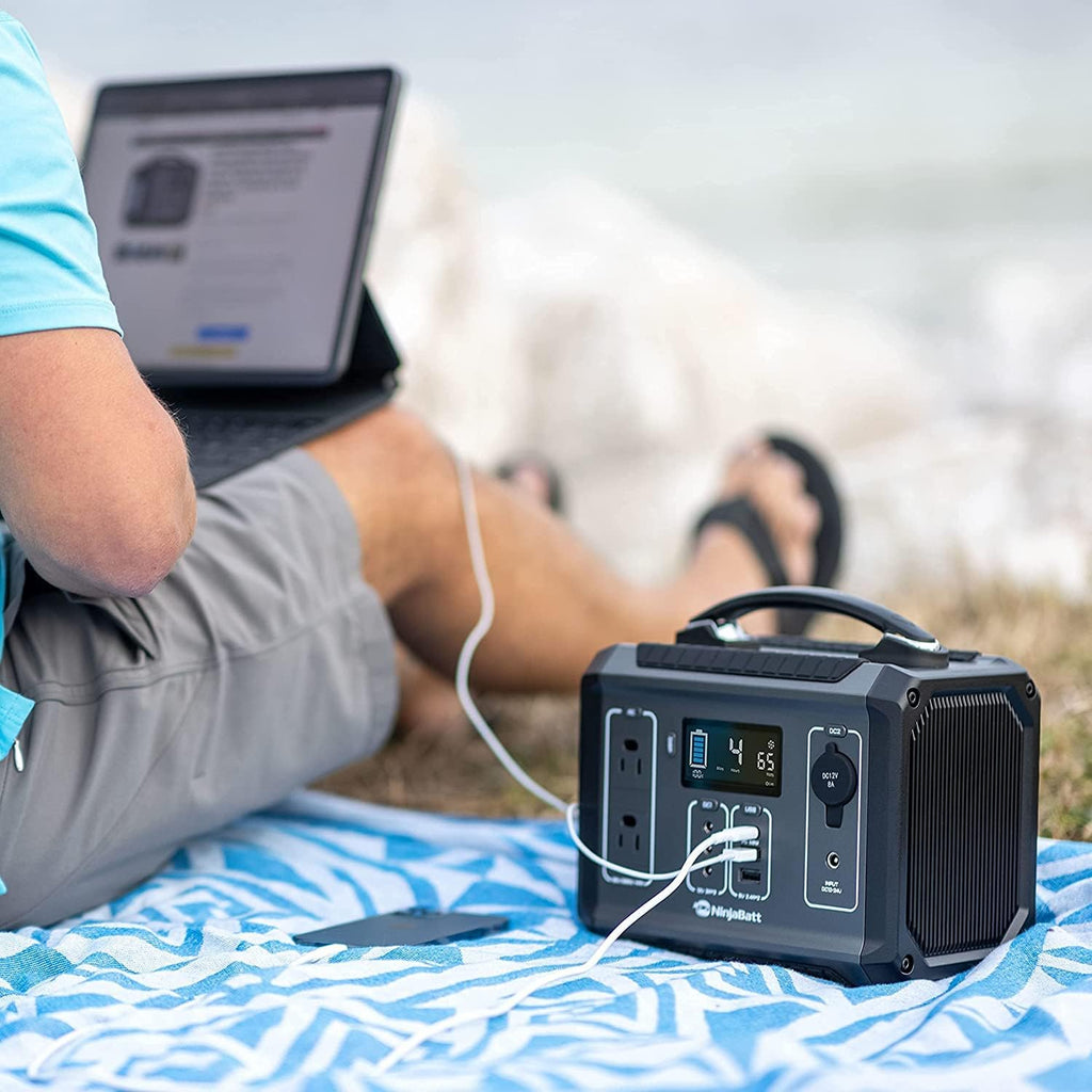300W Portable Power Station with Pure Sine Wave AC Outlets B395