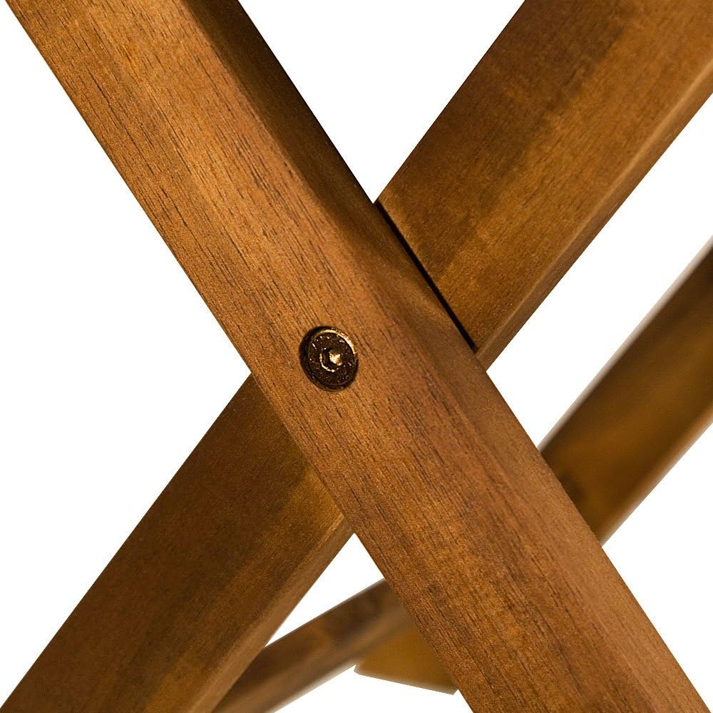 18x18 Inch Acacia Wood Folding Patio Side Table N78529