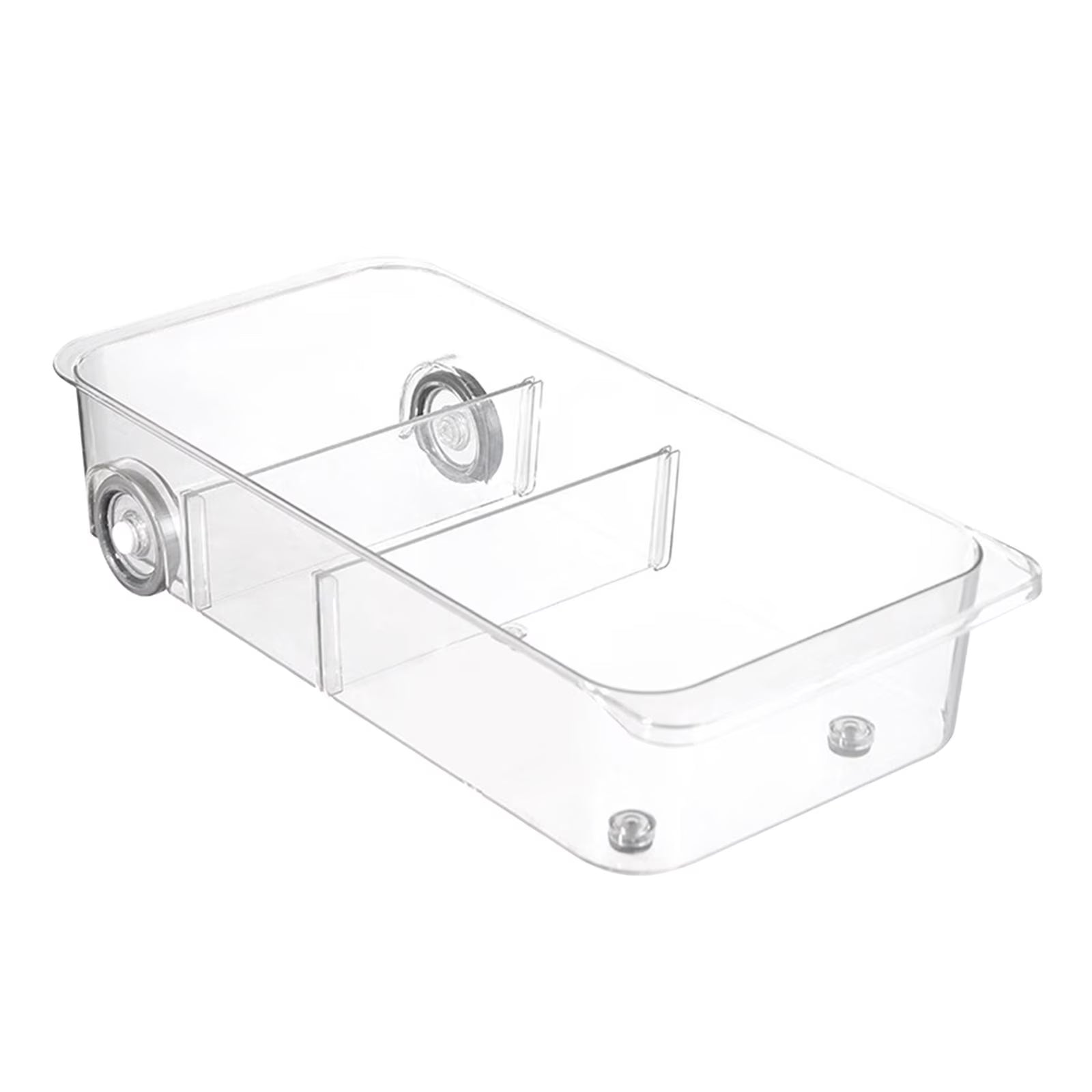 Clear Pull Out Pantry Storage Bins on Wheels G40591