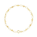 10K Yellow Gold Heart Chain Bracelet K8311