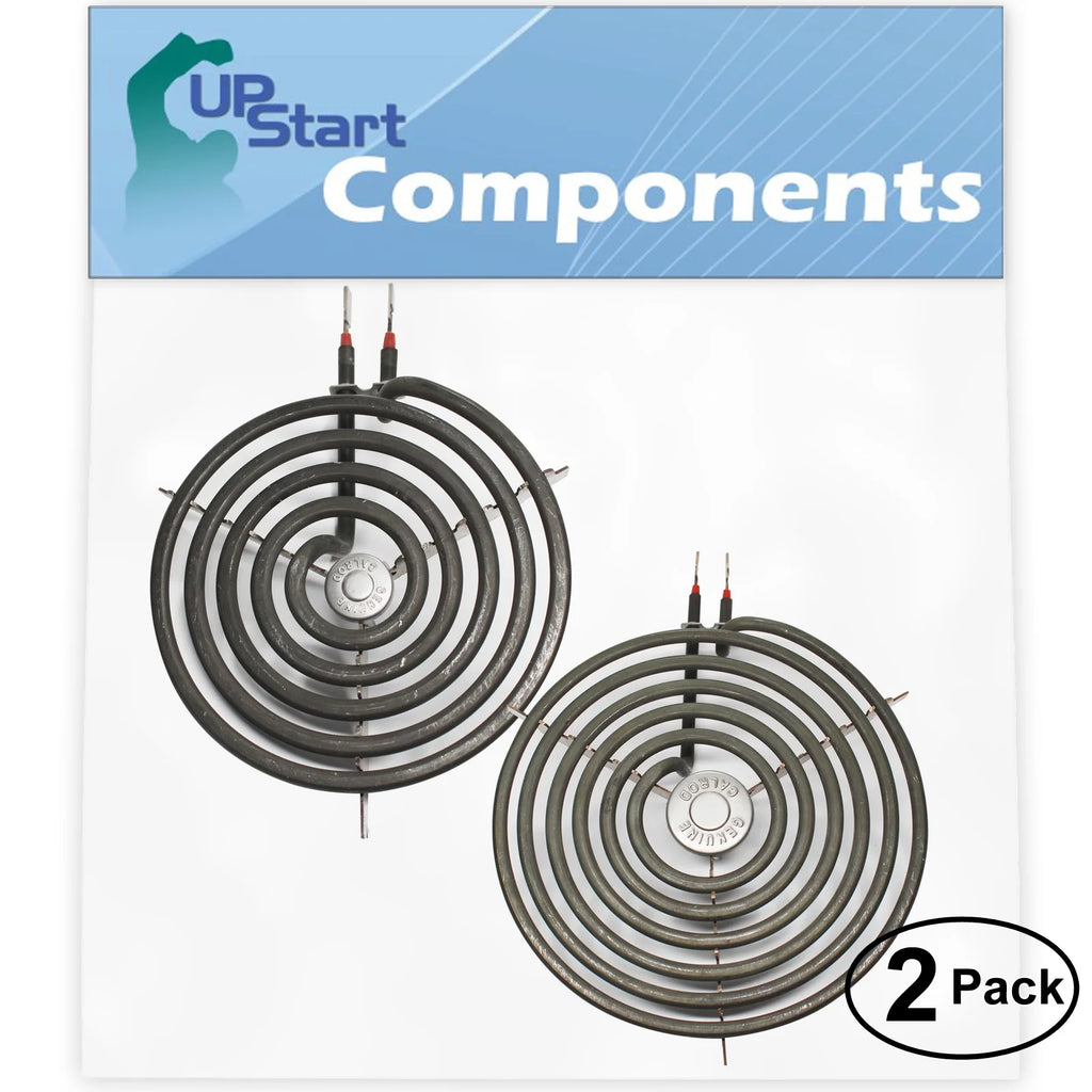2-Pack 8 inch 6 Turns & 6 inch 5 Turns Surface Burner Elements for Range, Stove & Cooktop M757