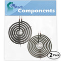 2-Pack 8 inch 6 Turns & 6 inch 5 Turns Surface Burner Elements for Range, Stove & Cooktop M757