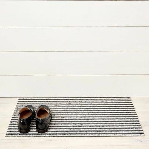 Tuxedo Breton Stripe Shag Mat 36x22x60x22 V9108