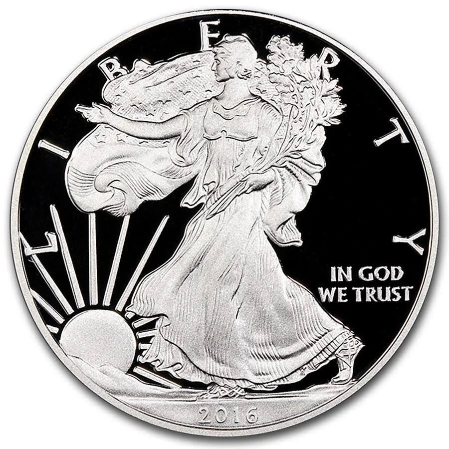 1 oz Proof Silver American Eagle with Box & COA V3443