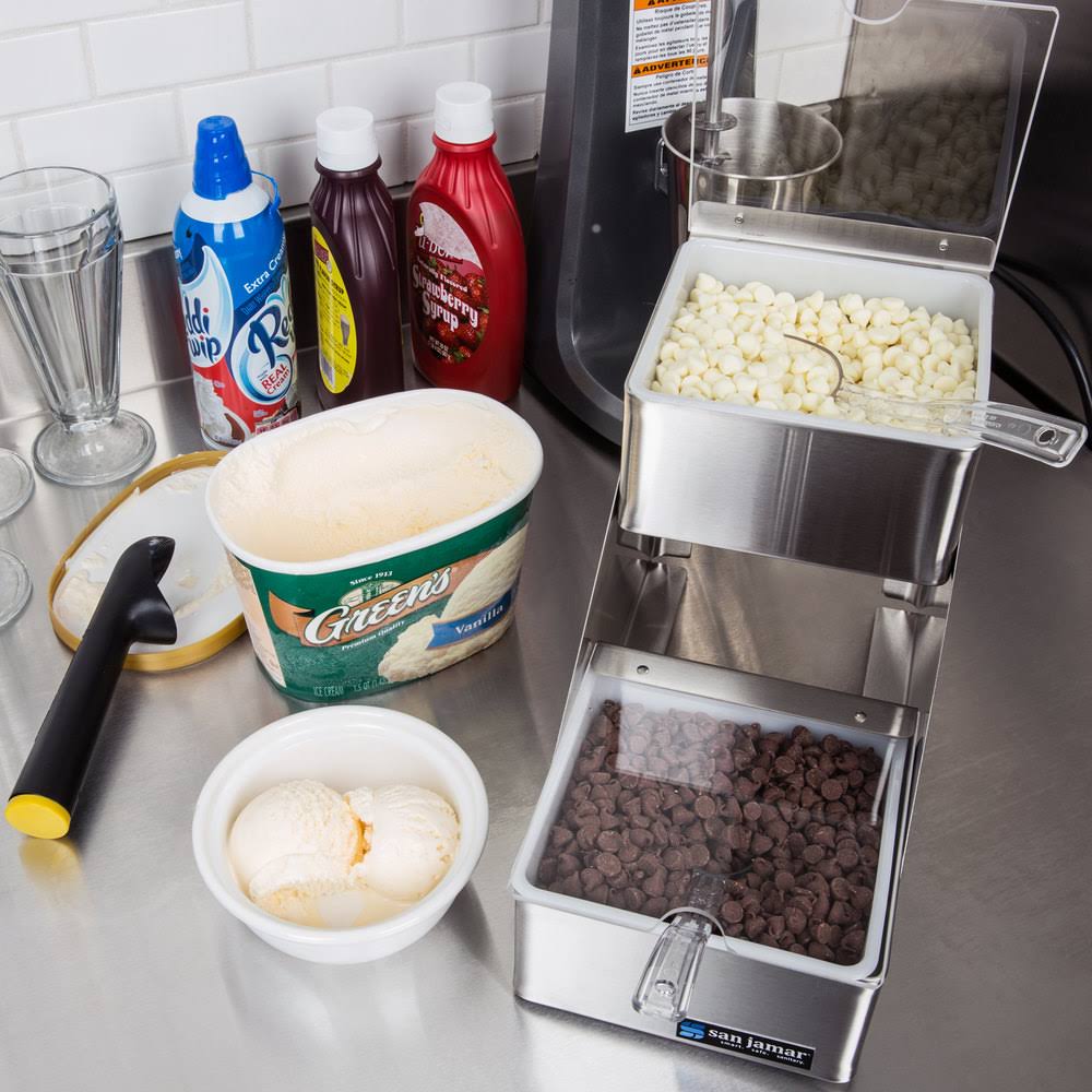 2 qt Stepped Condiment Service Center W4883