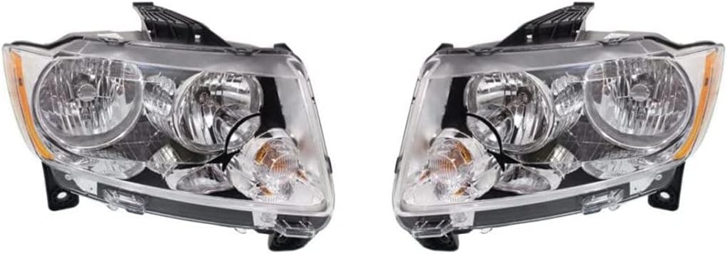 Headlight Assembly Pair for Jeep Grand Cherokee 2011 2012 2013 W381