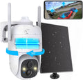 Wireless Solar Outdoor Security WiFi Camera with 360 View and IP65 Waterproof G983026