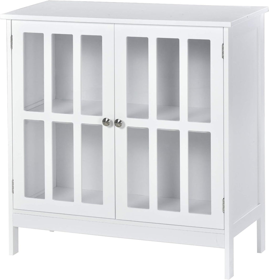 White 2 Door Storage Cabinet Z600