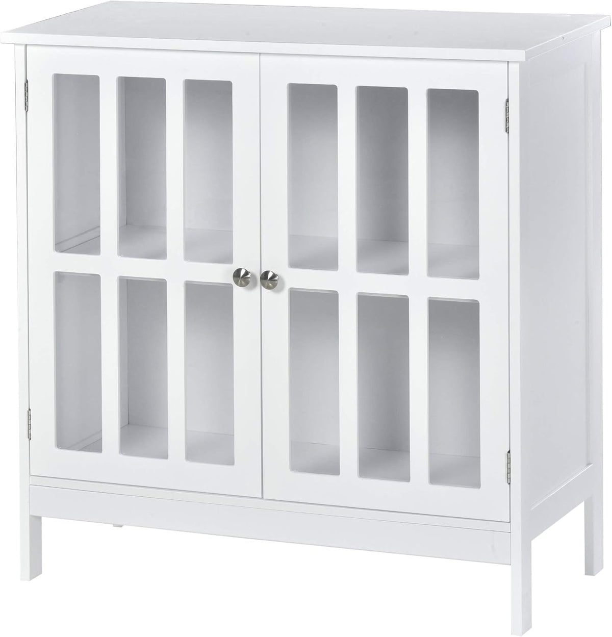White 2 Door Storage Cabinet Z600