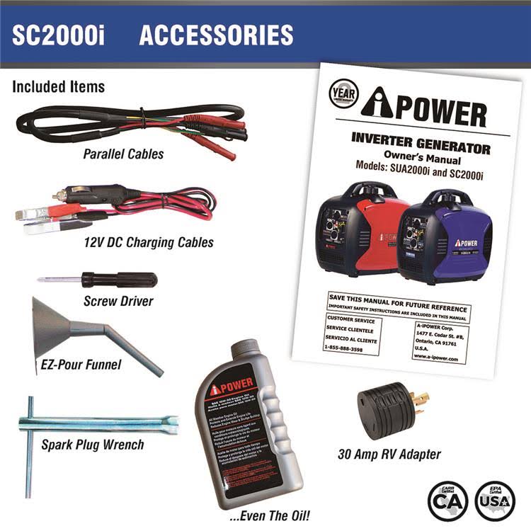 2000 Surge Watts Inverter Generator C425813