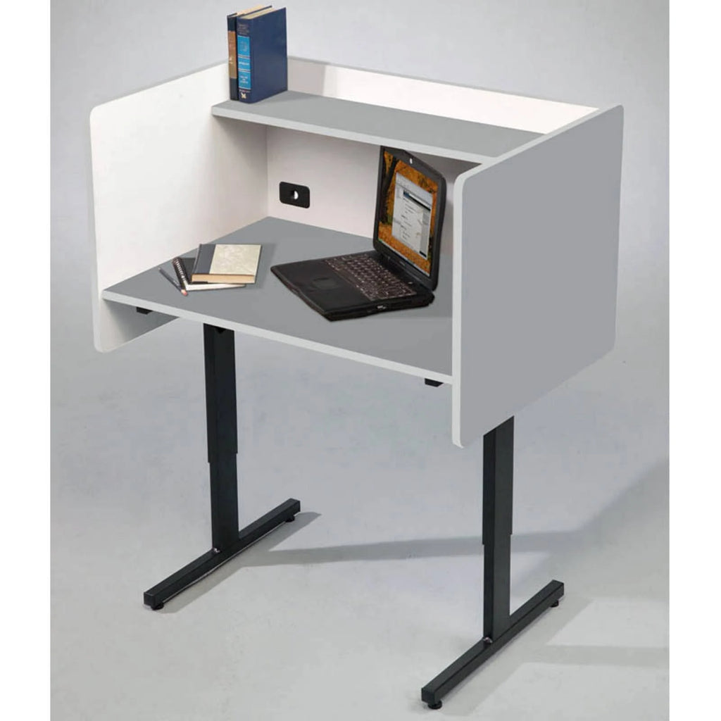 Gray Study Carrel O48924
