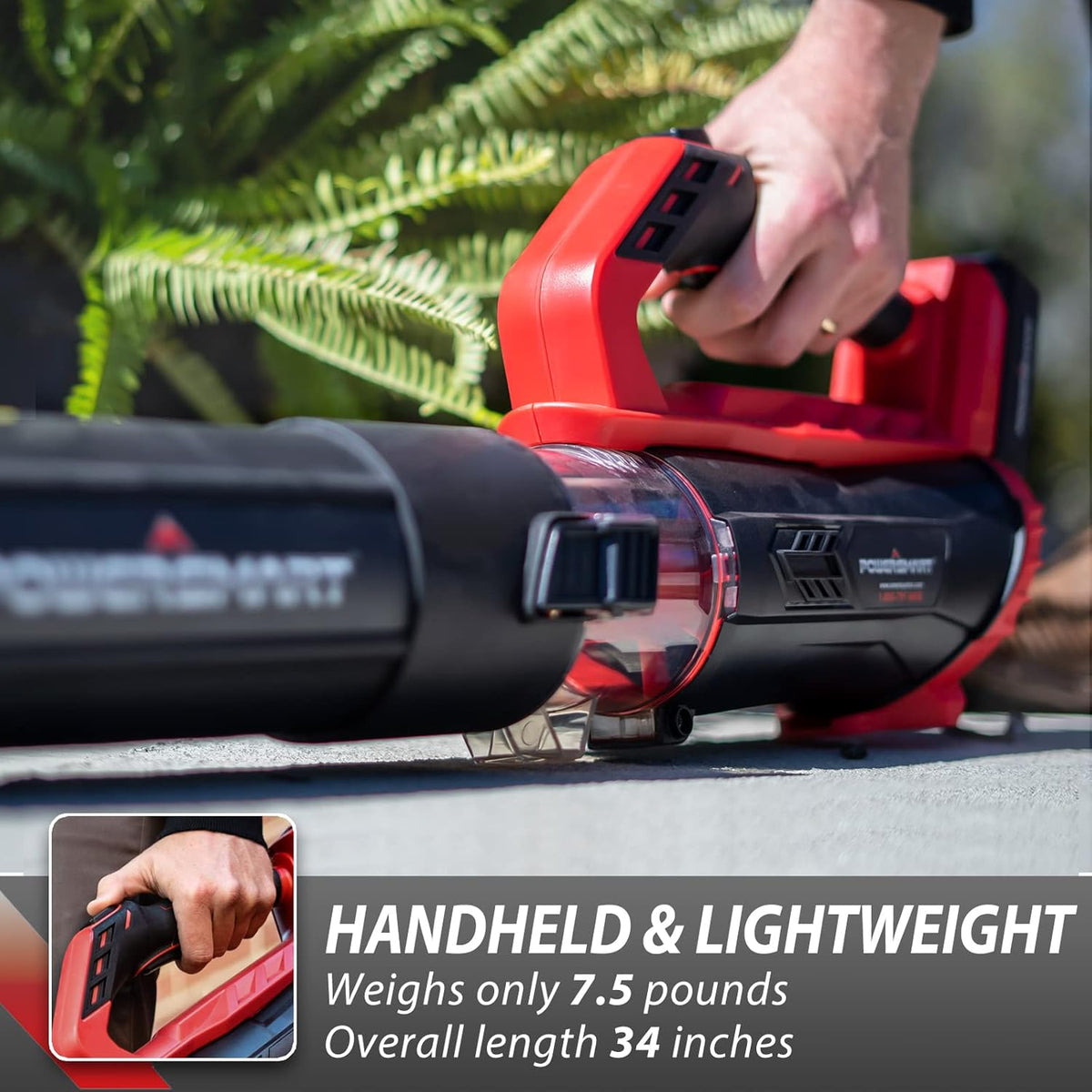 Cordless Leaf Blower with 2PCS 20V MAX 2.0Ah Battery and Charger U83254