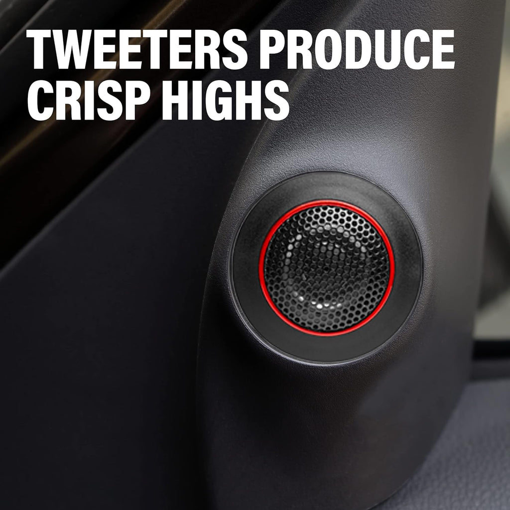 6.5 Inch 2 Way Component Car Speakers, 350 Watts Per Pair C32019